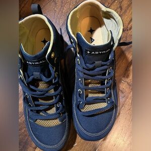 Men's Black and Red Shoes